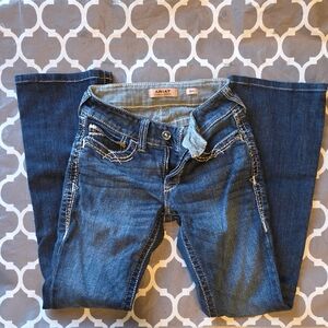 Ariat Women's Dark Blue Boot Cut Jeans 26R